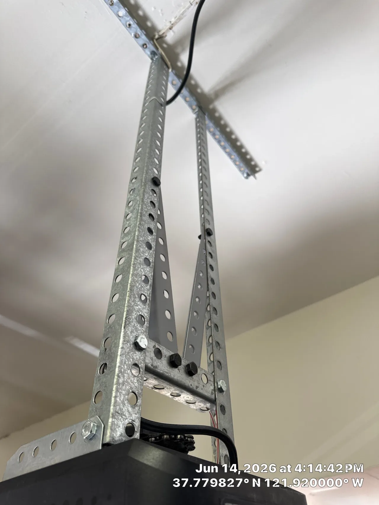 Valiant Signature Opener Mount, a custom heavy-duty steel garage door opener bracket